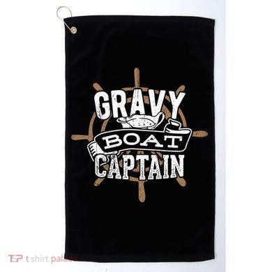 Gravy Boat Captain Great Gift Matelot Funny Gift Golf Towel
