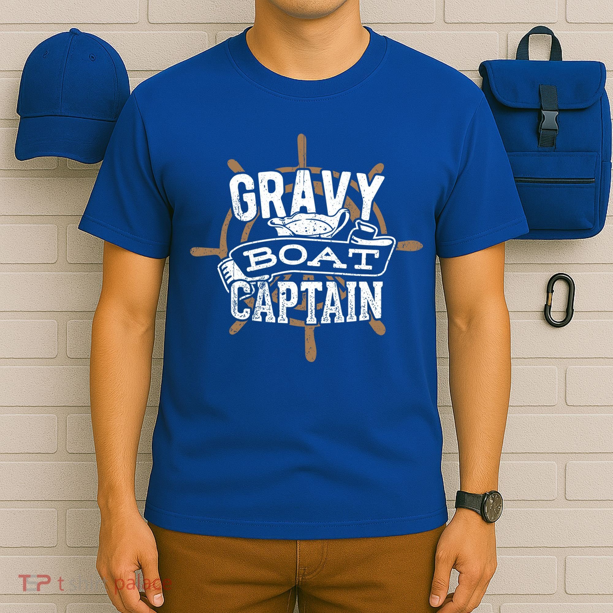 Gravy Boat Captain Great Gift Matelot Funny Gift T-Shirt