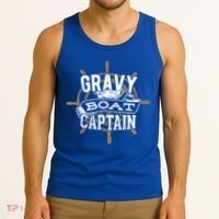Gravy Boat Captain Great Gift Matelot Funny Gift Tank Top thumb 3