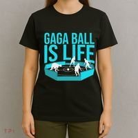 Gaga Ball Cool Dodgeball Ball Is Life Soccer T-Shirt thumb 4