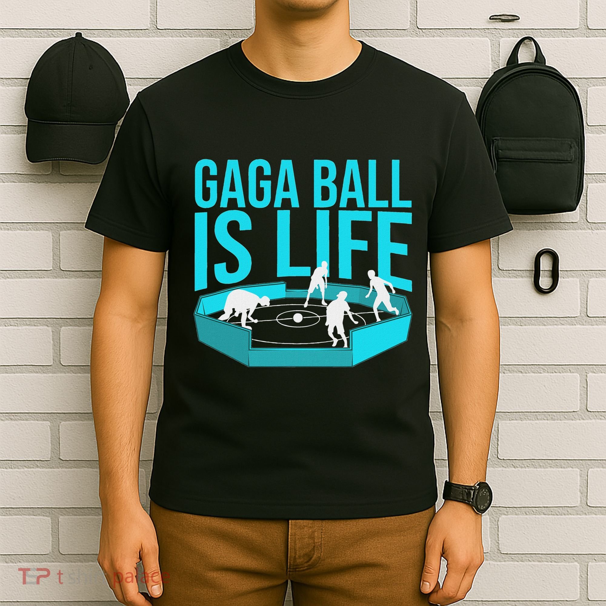 Gaga Ball Cool Dodgeball Ball Is Life Soccer T-Shirt