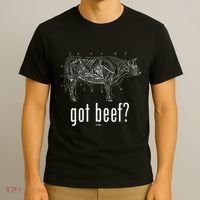 Got Beef Cuts Of Beef Funny Meat Eaters T-Shirt thumb 3