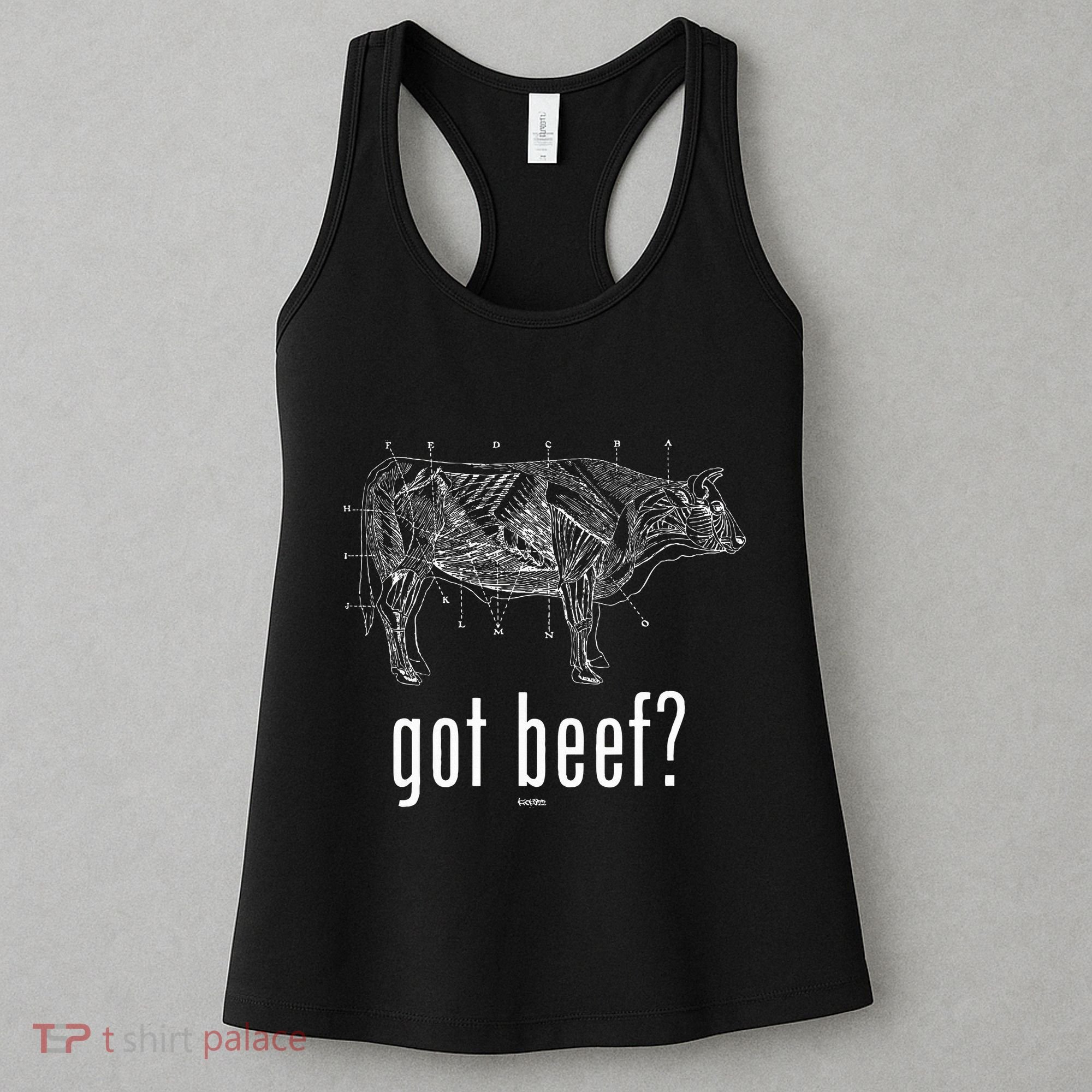 Got Beef Cuts Of Beef Funny Meat Eaters Women's Tank Top
