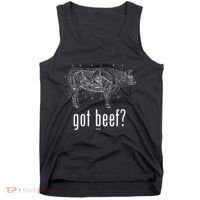 Got Beef Cuts Of Beef Funny Meat Eaters Tank Top thumb 0
