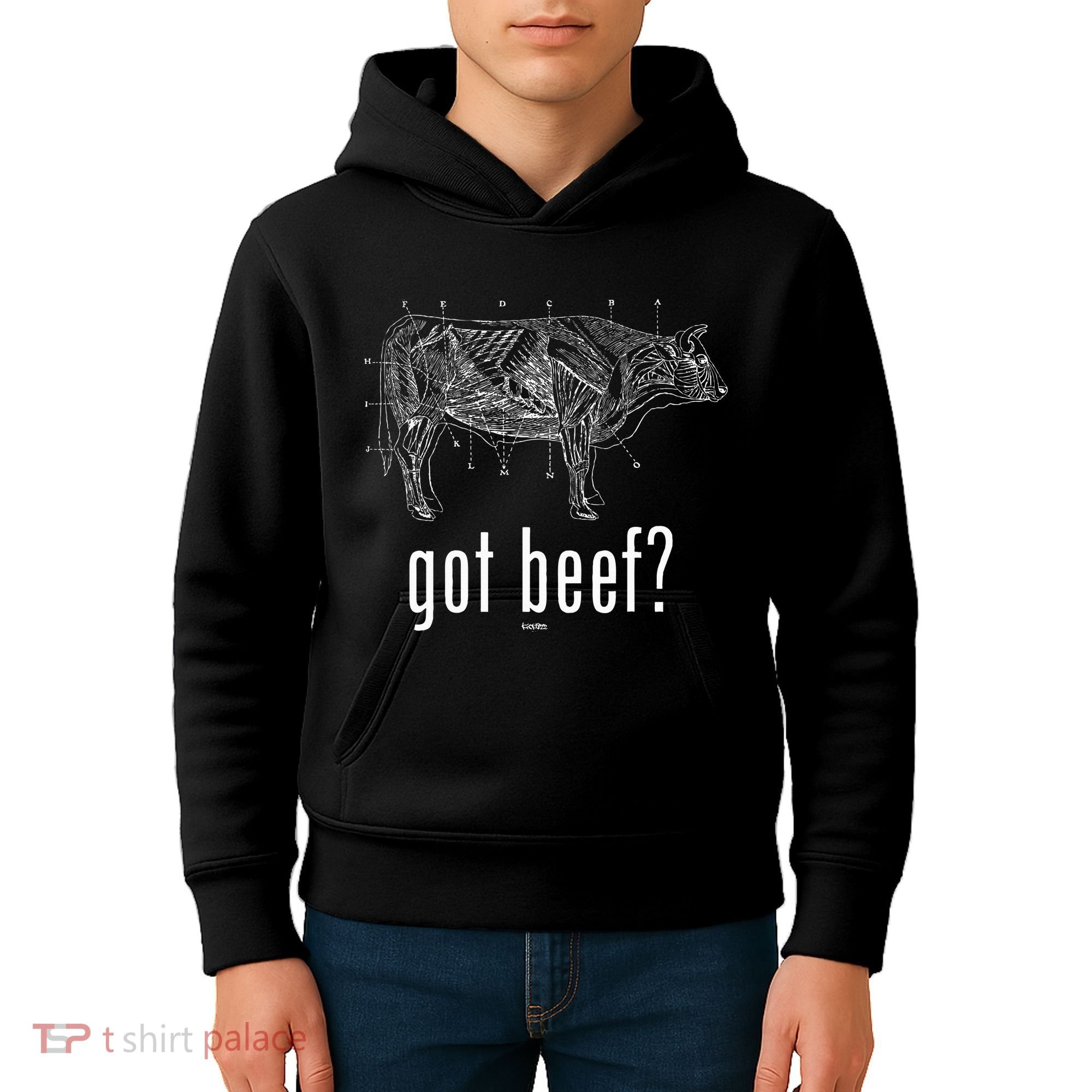 Got Beef Cuts Of Beef Funny Meat Eaters Kids Hoodie