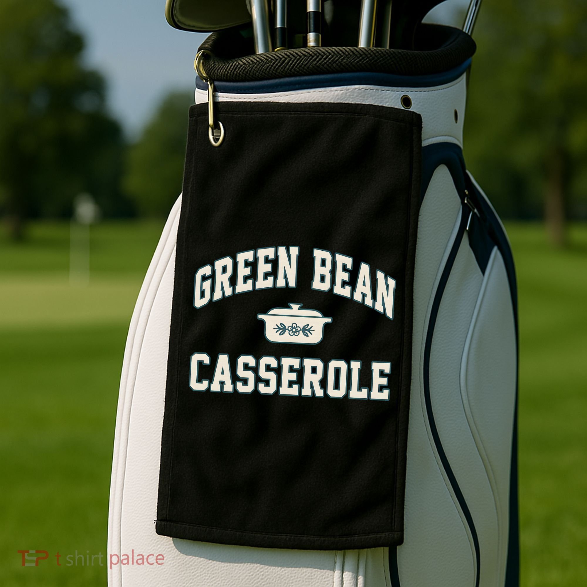 Green Bean Casserole Thanksgiving Cooking Golf Towel
