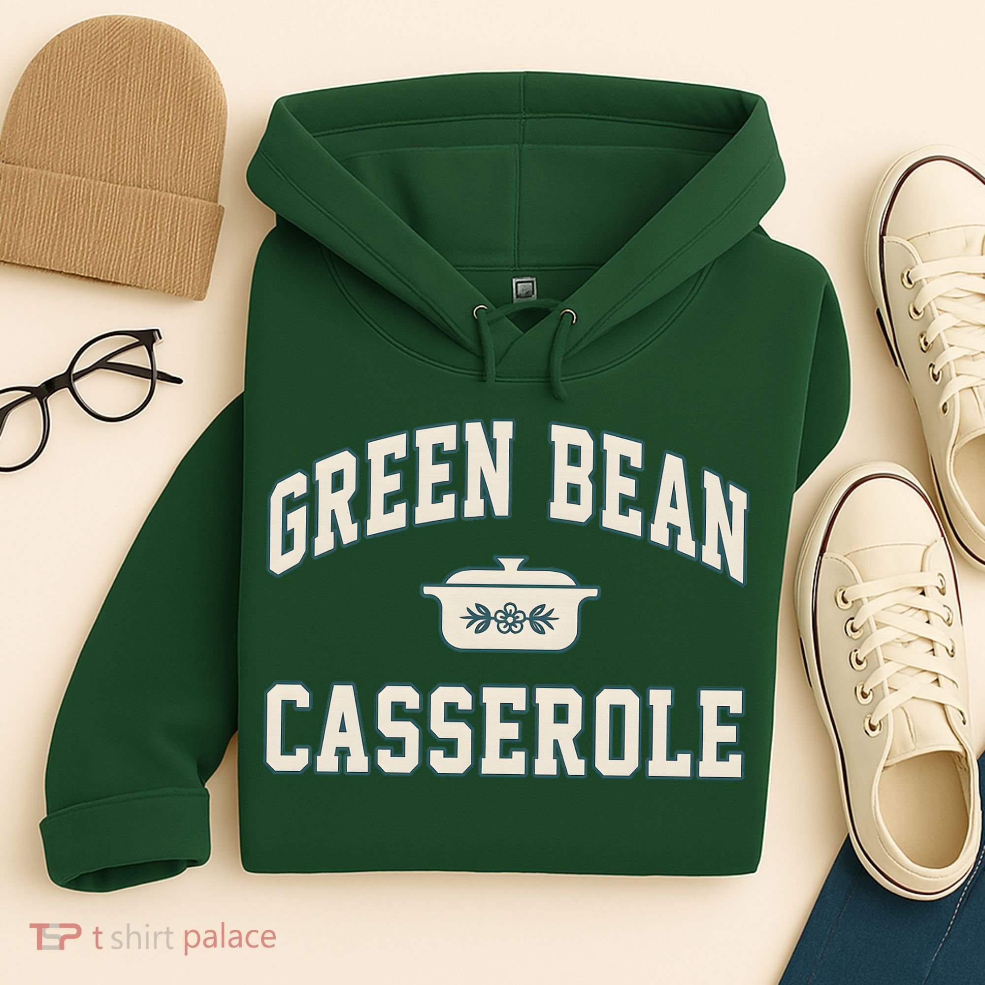 Green Bean Casserole Thanksgiving Cooking Hoodie