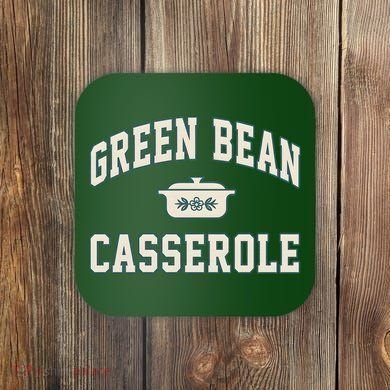 Green Bean Casserole Thanksgiving Cooking Coaster