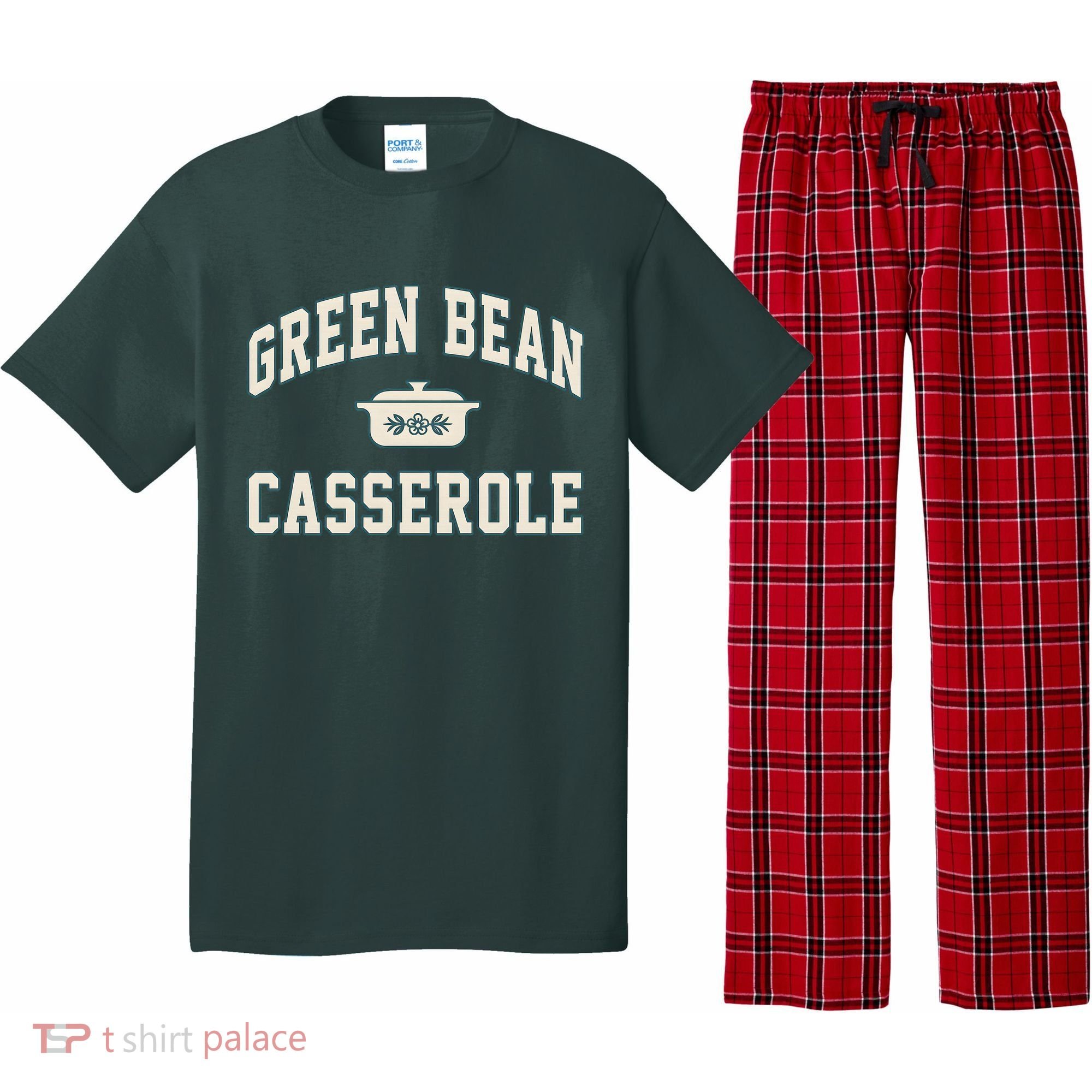 Green Bean Casserole Thanksgiving Cooking Pajama Set