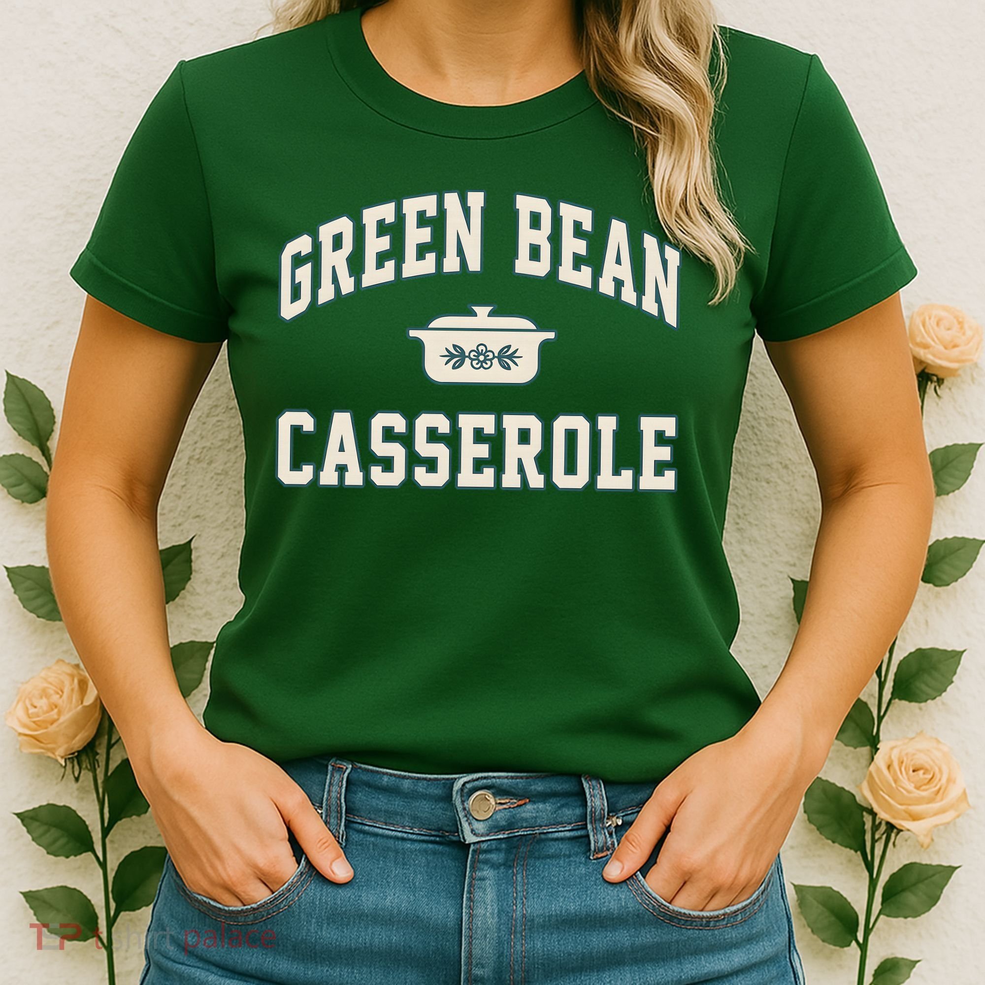 Green Bean Casserole Thanksgiving Cooking Women's T-Shirt