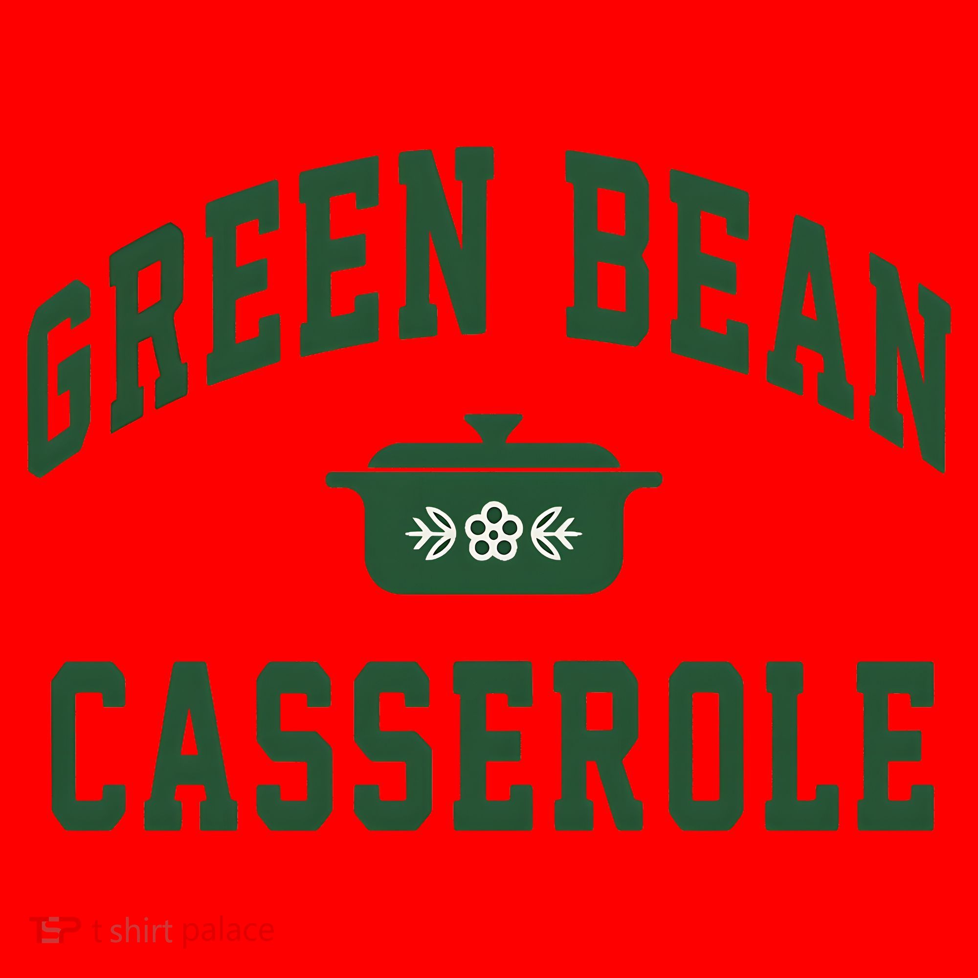 Green Bean Casserole Thanksgiving Cooking Santa Hat