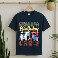 Grandpa Birthday Crew Farm Animals Birthday Party Supplies T-Shirt thumb 2