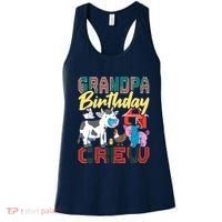 Grandpa Birthday Crew Farm Animals Birthday Party Supplies Women's Tank Top thumb 0