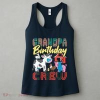 Grandpa Birthday Crew Farm Animals Birthday Party Supplies Women's Tank Top thumb 3