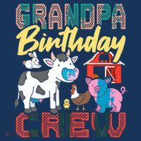 Grandpa Birthday Crew Farm Animals Birthday Party Supplies Women's Tank Top thumb 5