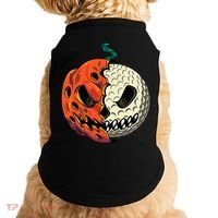 Golf Ball Costume Pumpkin Skull Halloween Golf Player Doggie Tank thumb 0