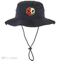 Golf Ball Costume Pumpkin Skull Halloween Golf Player Bucket Hat thumb 0