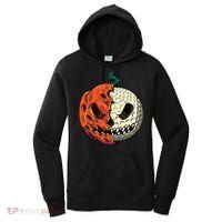 Golf Ball Costume Pumpkin Skull Halloween Golf Player Women's Hoodie thumb 0