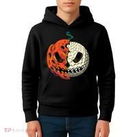 Golf Ball Costume Pumpkin Skull Halloween Golf Player Kids Hoodie thumb 4