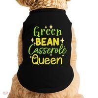 Green Bean Casserole Queen funny thanksgiving  Doggie Tank thumb 0