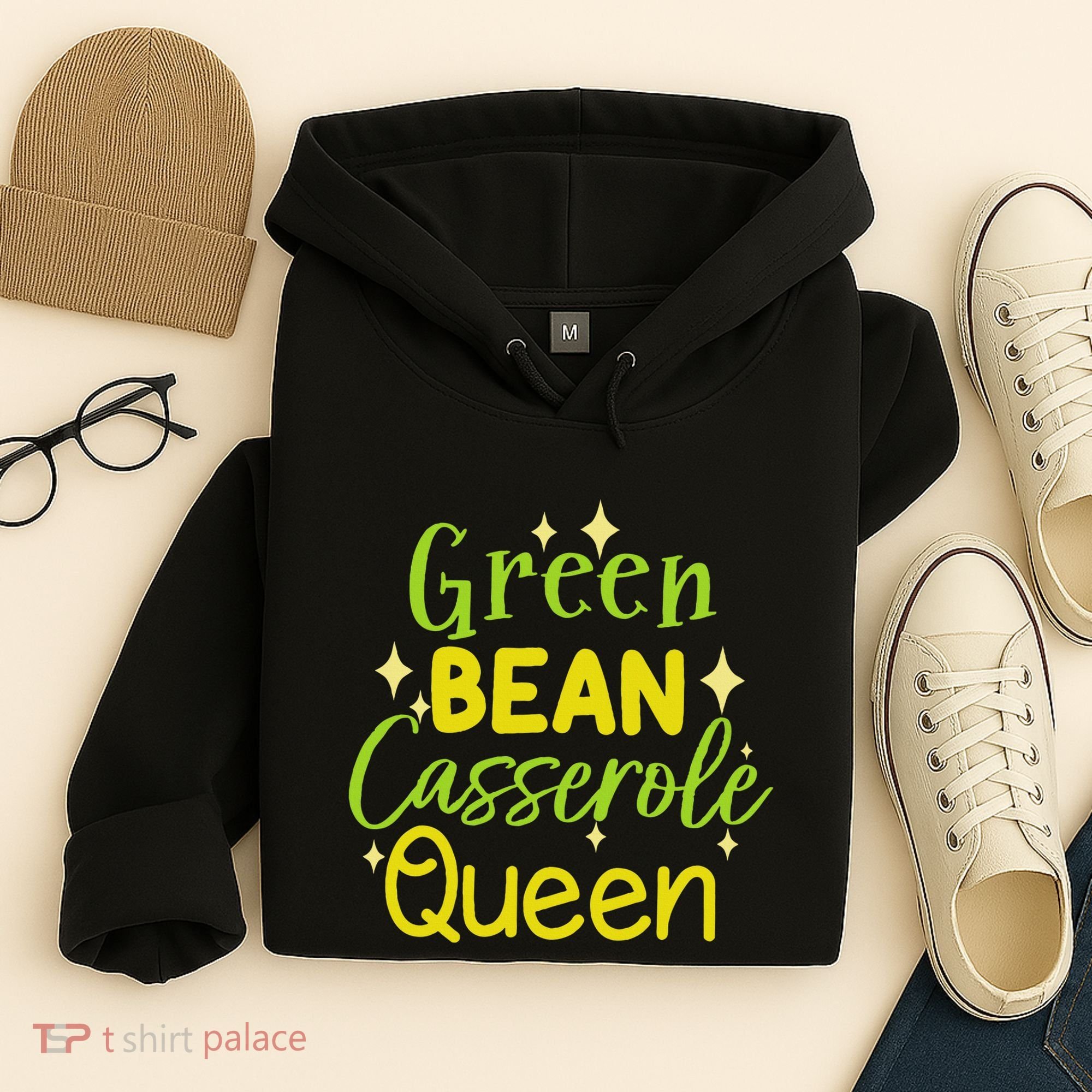Green Bean Casserole Queen funny thanksgiving  Hoodie