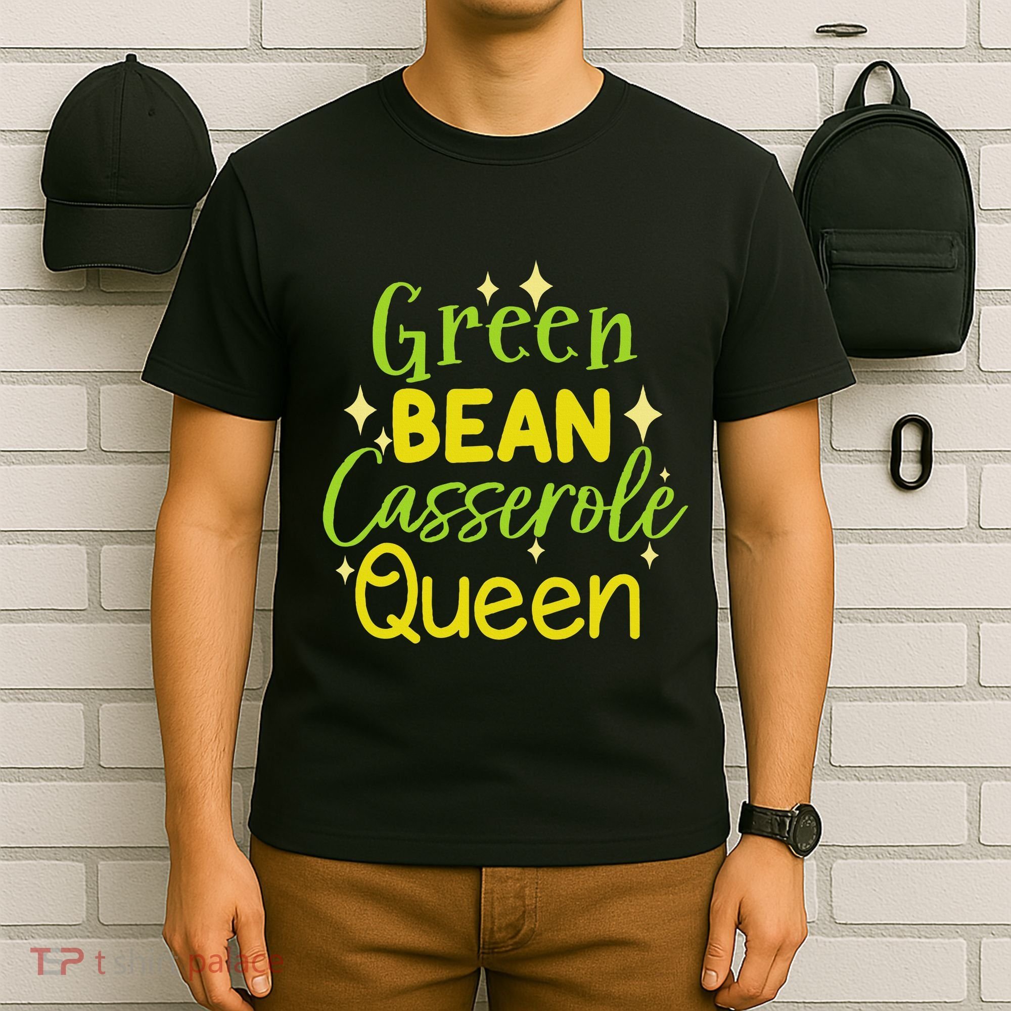 Green Bean Casserole Queen funny thanksgiving  T-Shirt