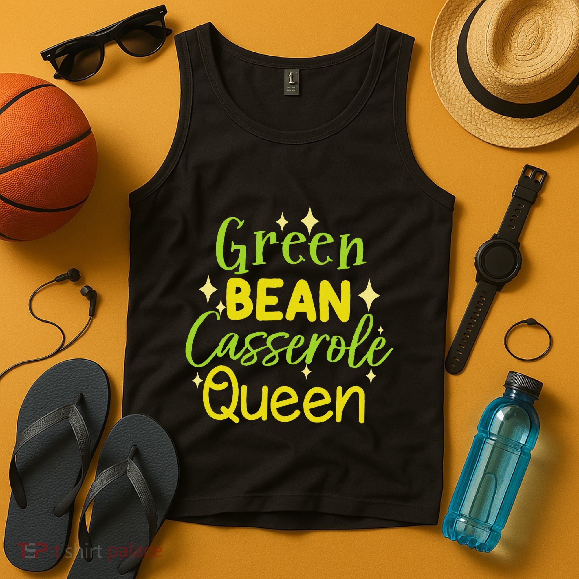 Green Bean Casserole Queen funny thanksgiving  Tank Top
