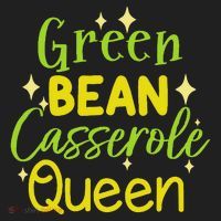 Green Bean Casserole Queen funny thanksgiving  Golf Towel thumb 3