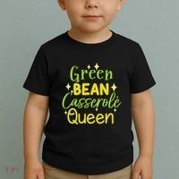 Green Bean Casserole Queen funny thanksgiving  Toddler T-Shirt thumb 2