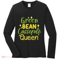 Green Bean Casserole Queen funny thanksgiving  Women's Long Sleeve Shirt thumb 0