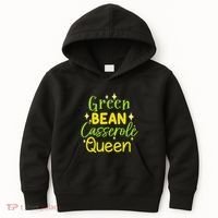 Green Bean Casserole Queen funny thanksgiving  Kids Hoodie thumb 0