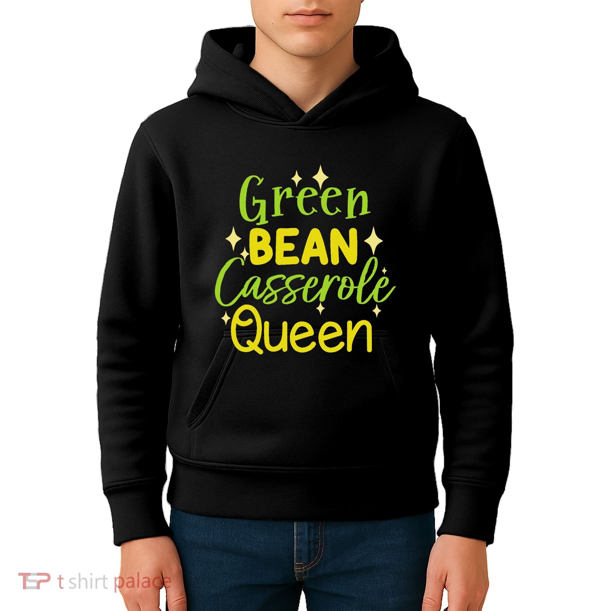 Green Bean Casserole Queen funny thanksgiving  Kids Hoodie