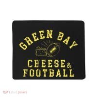 Green Bay Cheese & Football Distressed Gift Mousepad thumb 0