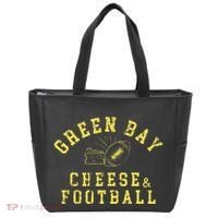 Green Bay Cheese & Football Distressed Gift Tote Bag thumb 0