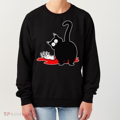 Guilty Black Cat Women's Sweatshirt