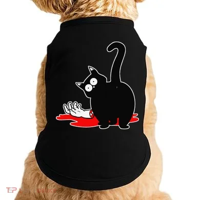 Guilty Black Cat Doggie Tank
