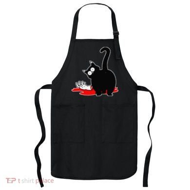 Guilty Black Cat Apron
