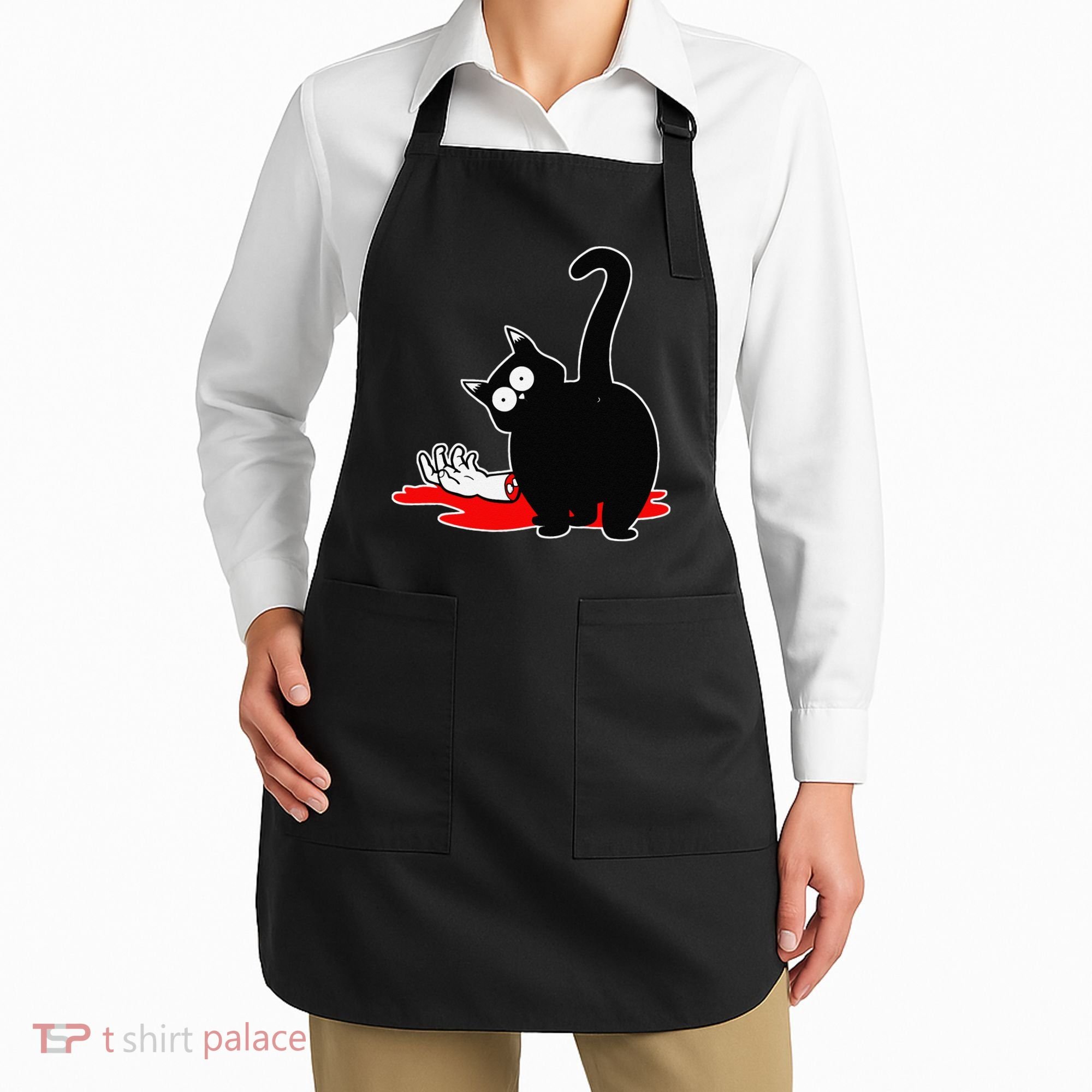 Guilty Black Cat Apron