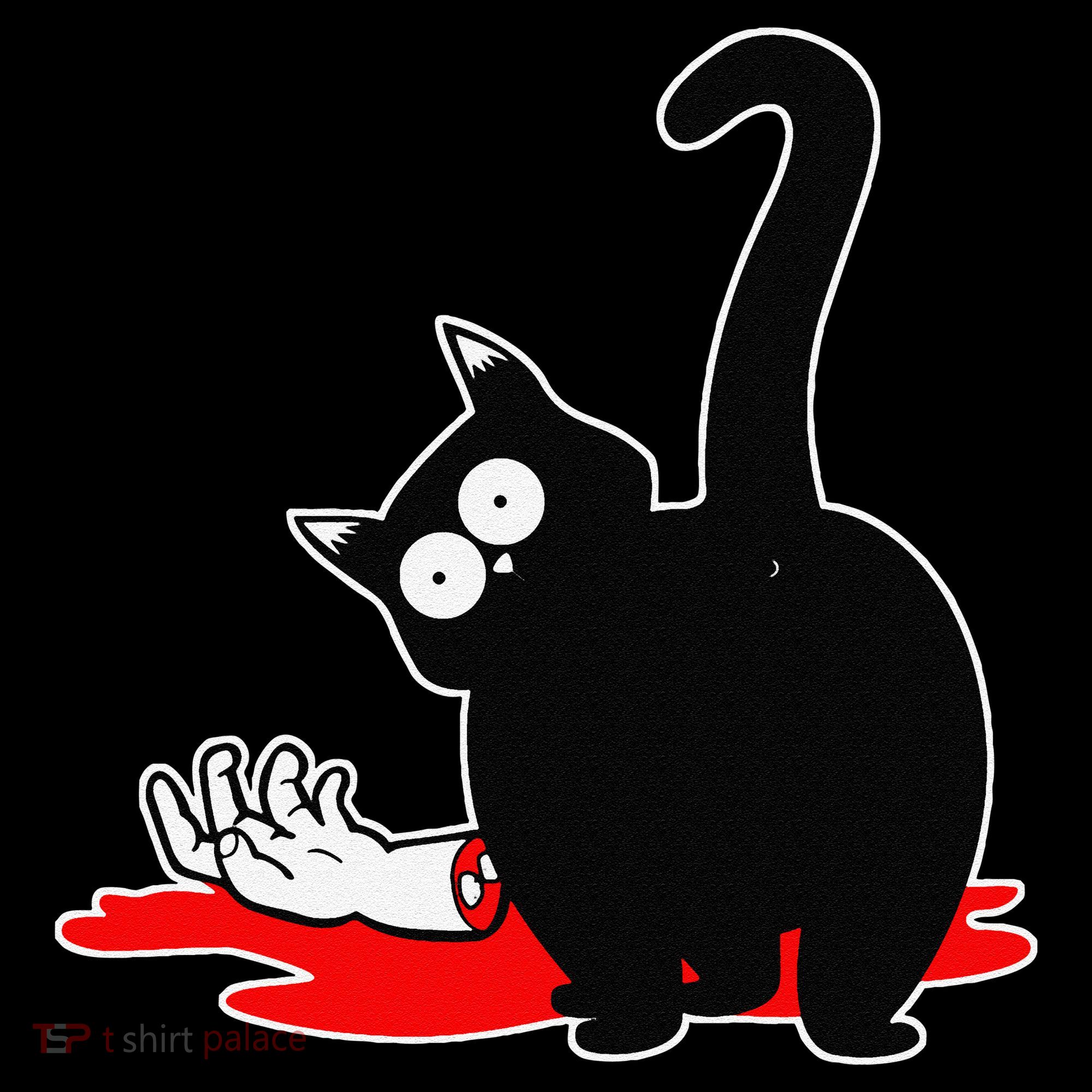 Guilty Black Cat Pajama Set