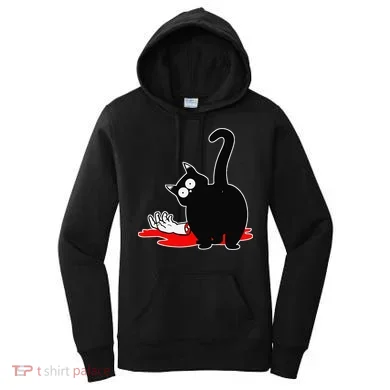 Guilty Black Cat Women's Hoodie