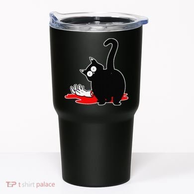 Guilty Black Cat Tumbler