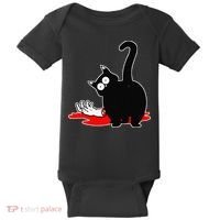 Guilty Black Cat Baby Bodysuit thumb 0