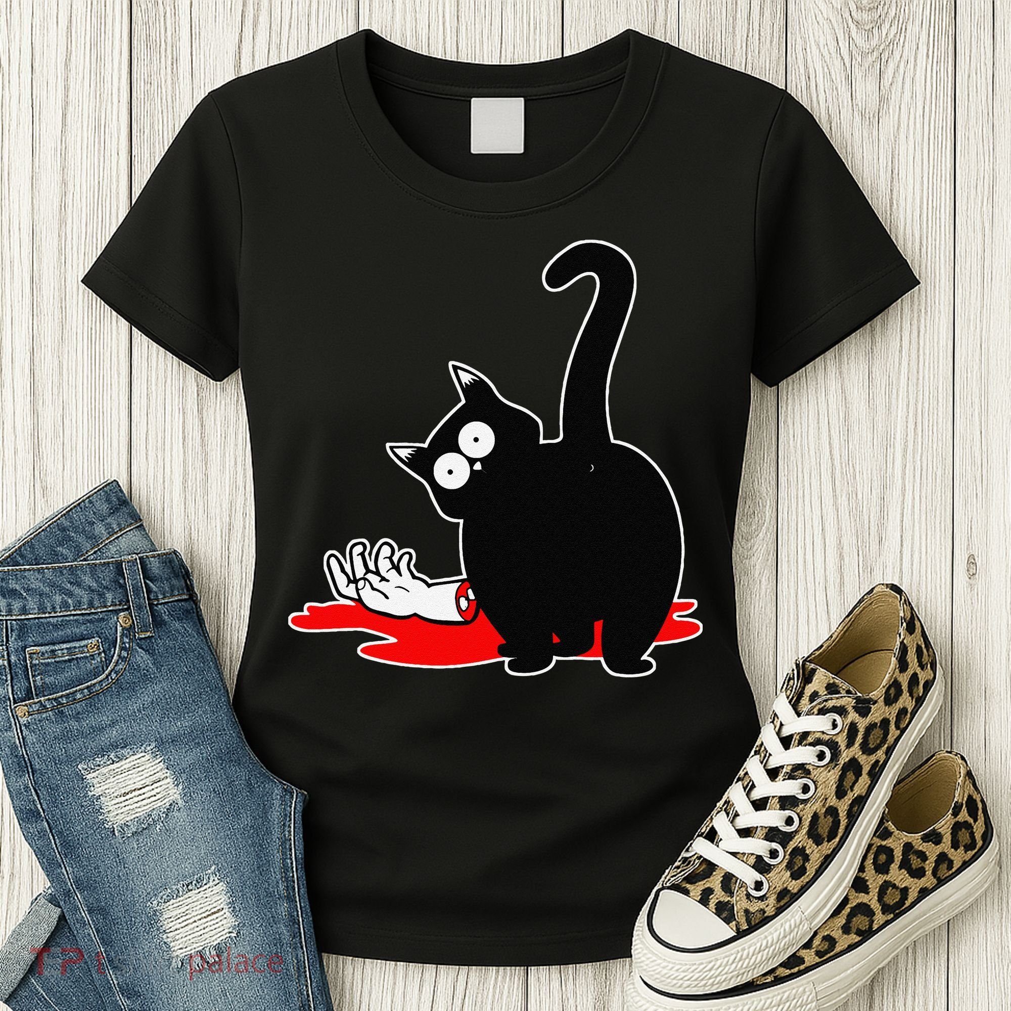 Guilty Black Cat Women's T-Shirt