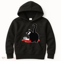 Guilty Black Cat Kids Hoodie thumb 0