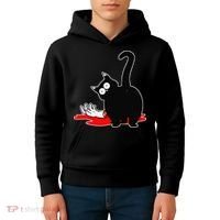 Guilty Black Cat Kids Hoodie thumb 4