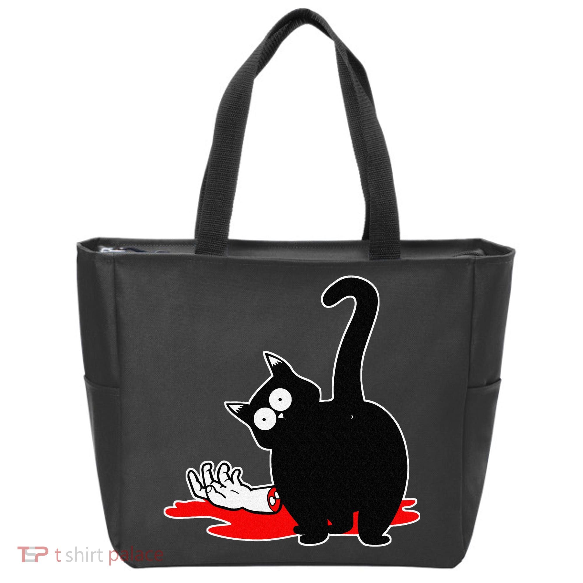 Guilty Black Cat Tote Bag