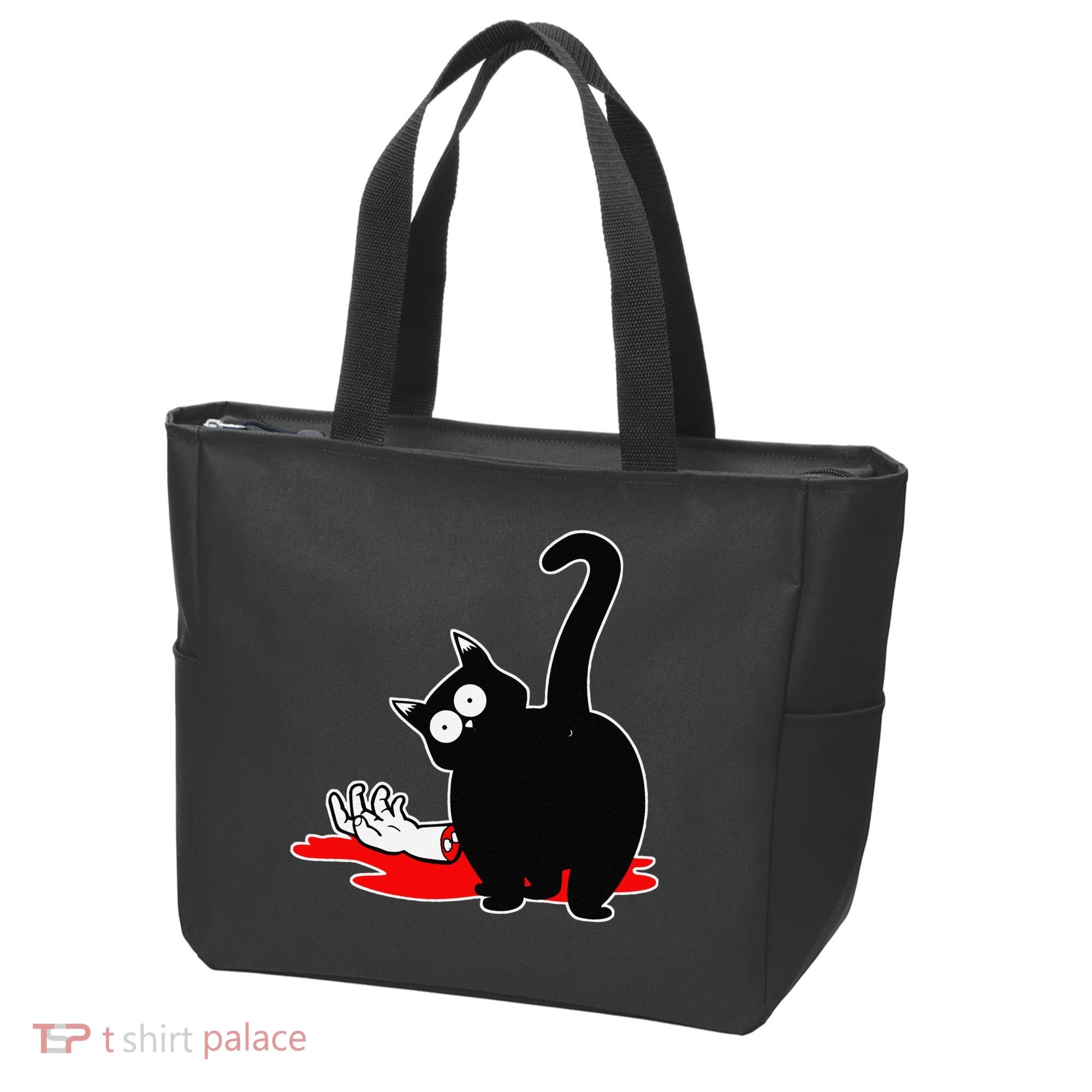 Guilty Black Cat Tote Bag