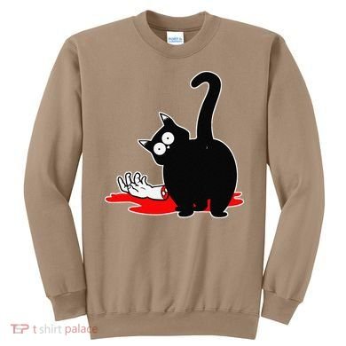 Guilty Black Cat Sweatshirt