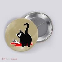 Guilty Black Cat Button thumb 0