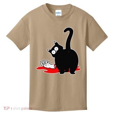 Guilty Black Cat Kids T-Shirt